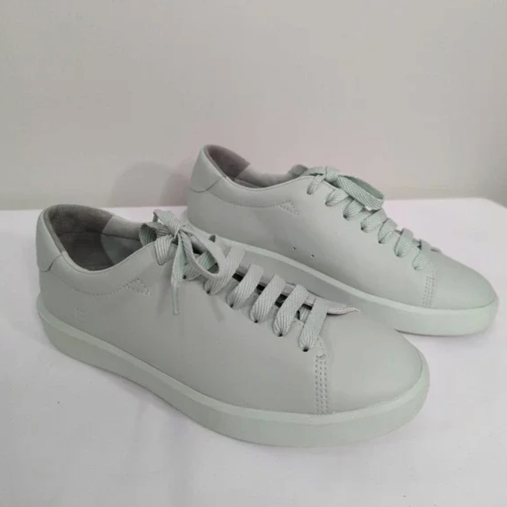 Everlane ReLeather Tennis Shoe - Lily Mint- Women Size 10- NWB - Picture 5 of 9
